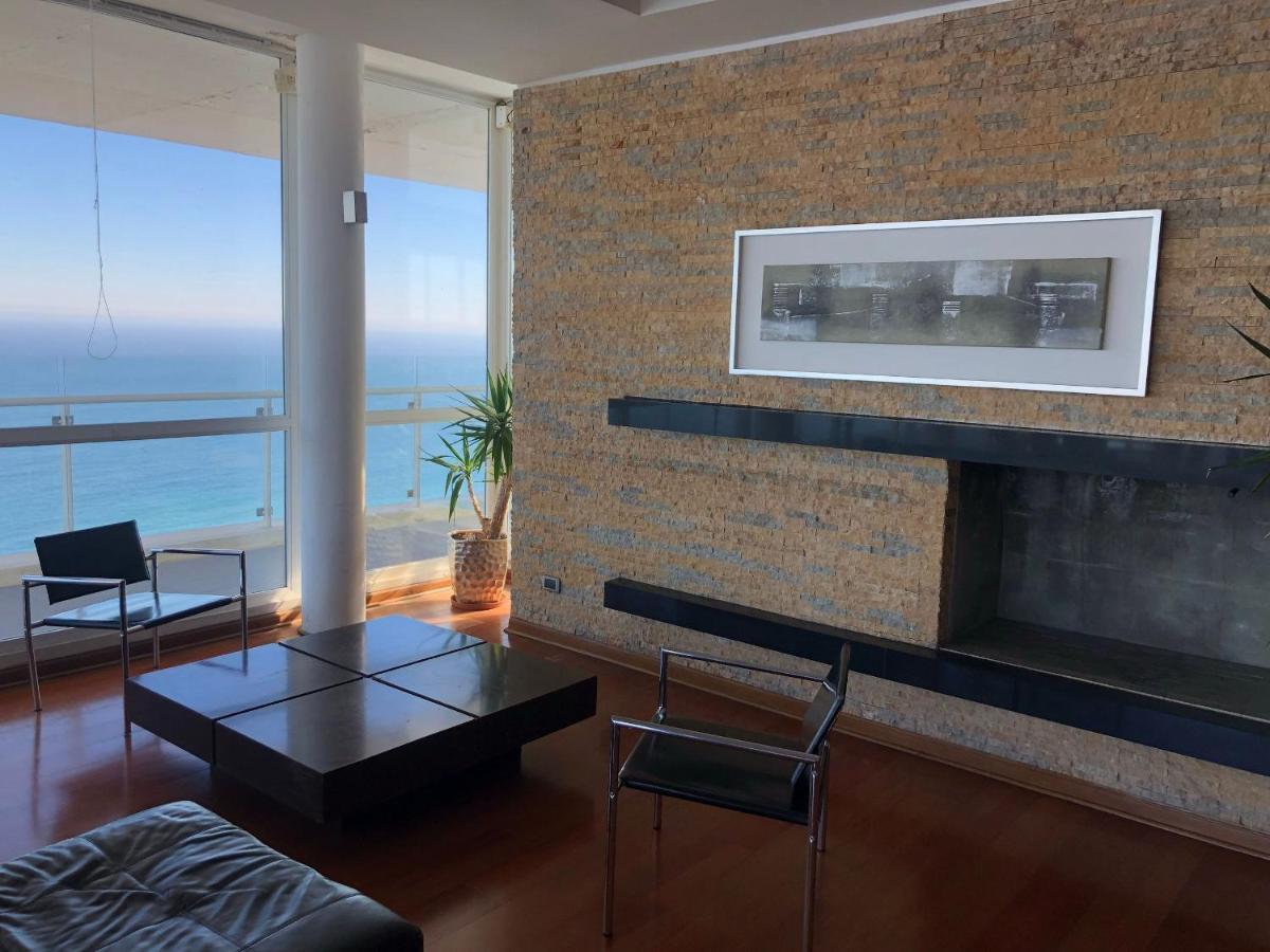 Hermoso Departamento Con Insuperable Vista Al Mar Apartment Vina del Mar Exterior photo